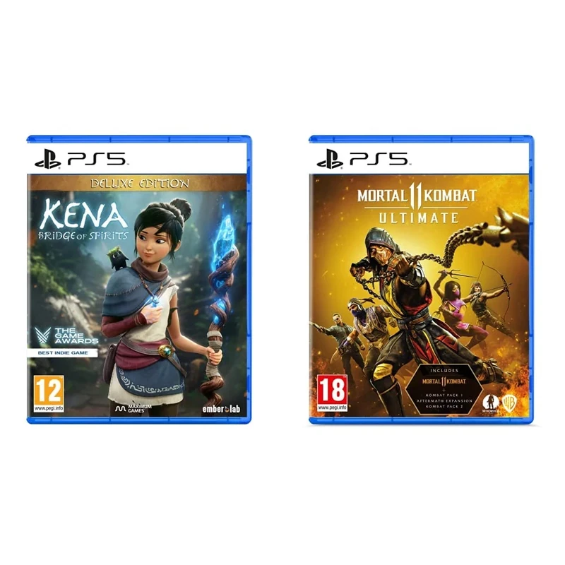 Kena: Bridge of Spirits - Deluxe Edition (PS5) & Mortal Kombat 11 Ultimate (PS5)