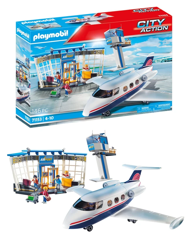 Playmobil City Action 71153 Airport with Airplane Set