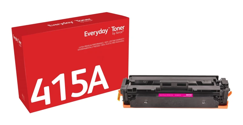 Everyday by Xerox Compatible HP 415A W2033A Magenta Toner, Standard Capacity