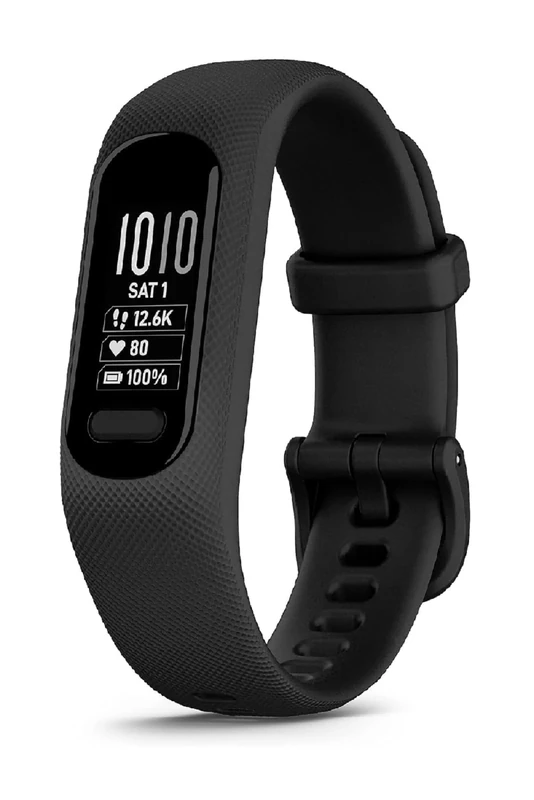 Garmin vivosmart 5, Smart Health and Fitness Activity Tracker with Touchscreen, Black, Small/Medium - Image 1