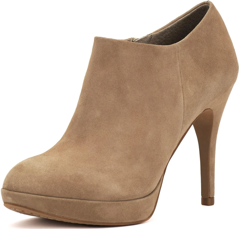 Vince Camuto Women's Footwear Women's Elvin Platform Bootie Ankle Boot, Tortilla, 6.5 UK