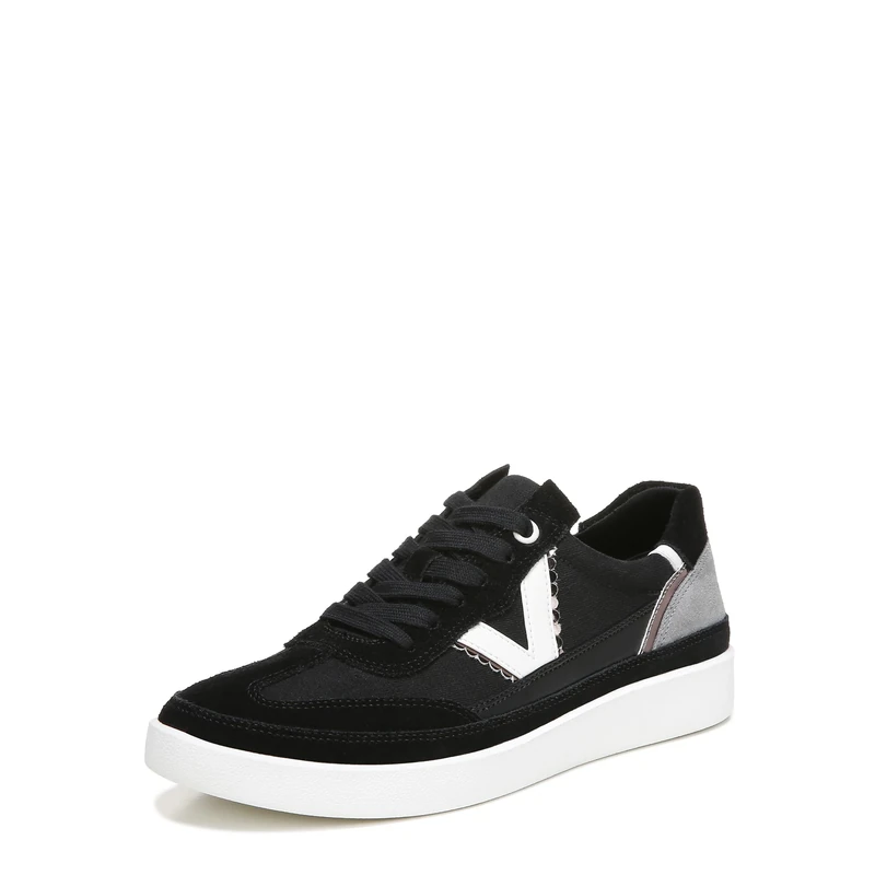 Vionic Women's Trainers - Mylie, Black Canvas, UK 5, Medium Fit