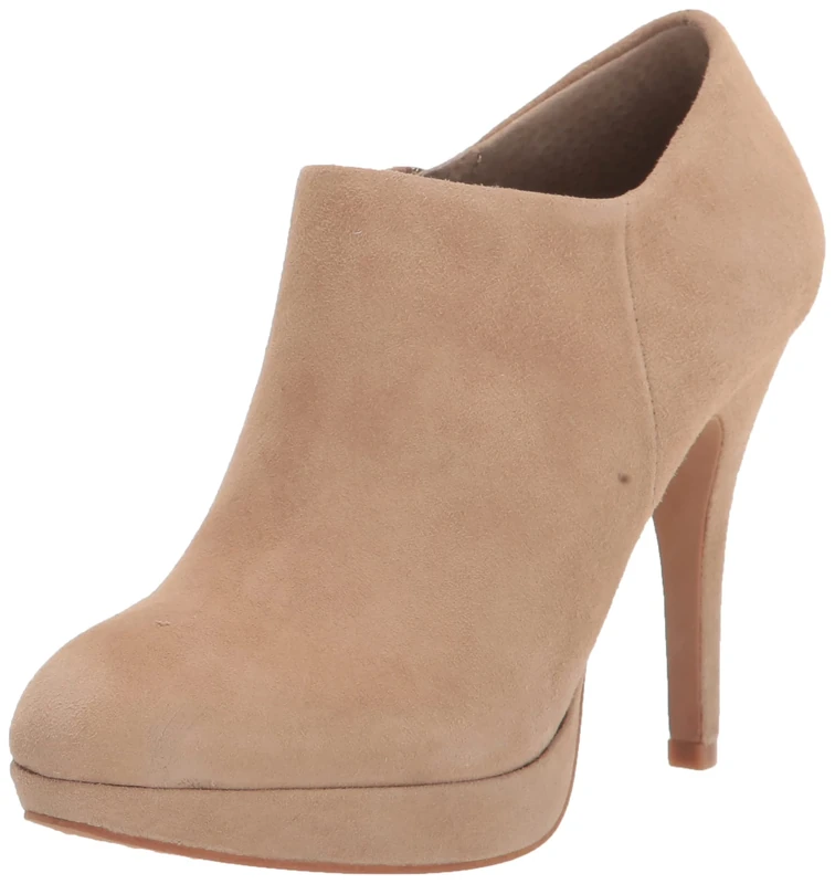 Vince Camuto Women's Footwear Women's Elvin Platform Bootie Ankle Boot, Tortilla, 5.5 UK