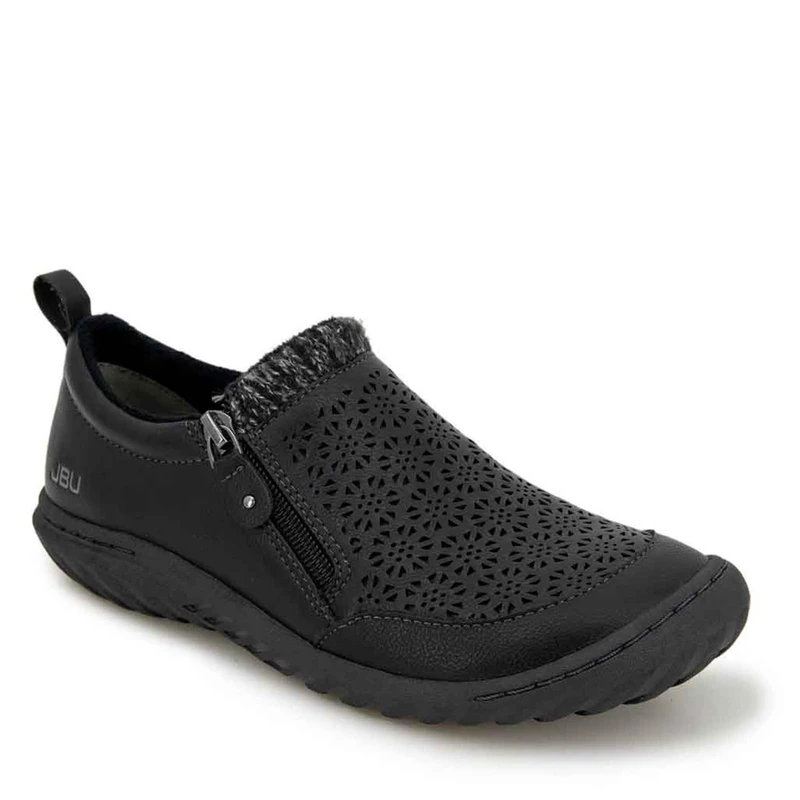 Jambu Women's Amber Oxford Flat, Black, 4.5 UK