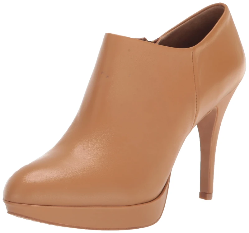 Vince Camuto Women's Footwear Women's Elvin Platform Bootie Ankle Boot, Light Cognac, 5.5 UK