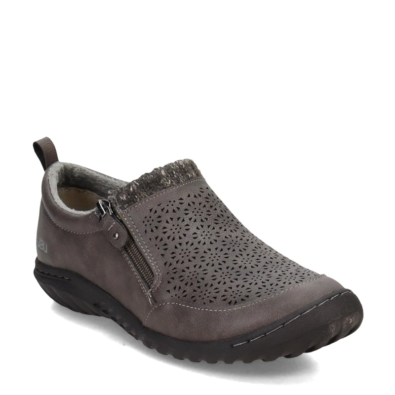 Jambu JBU Women's Amber Oxford Flat, Grey, 6.5 UK