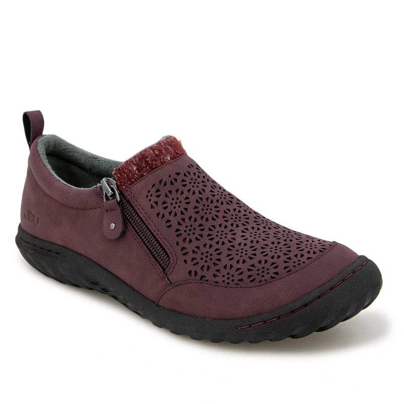 Jambu JBU Women's Amber Oxford Flat, Burgundy, 5 UK - Image 1