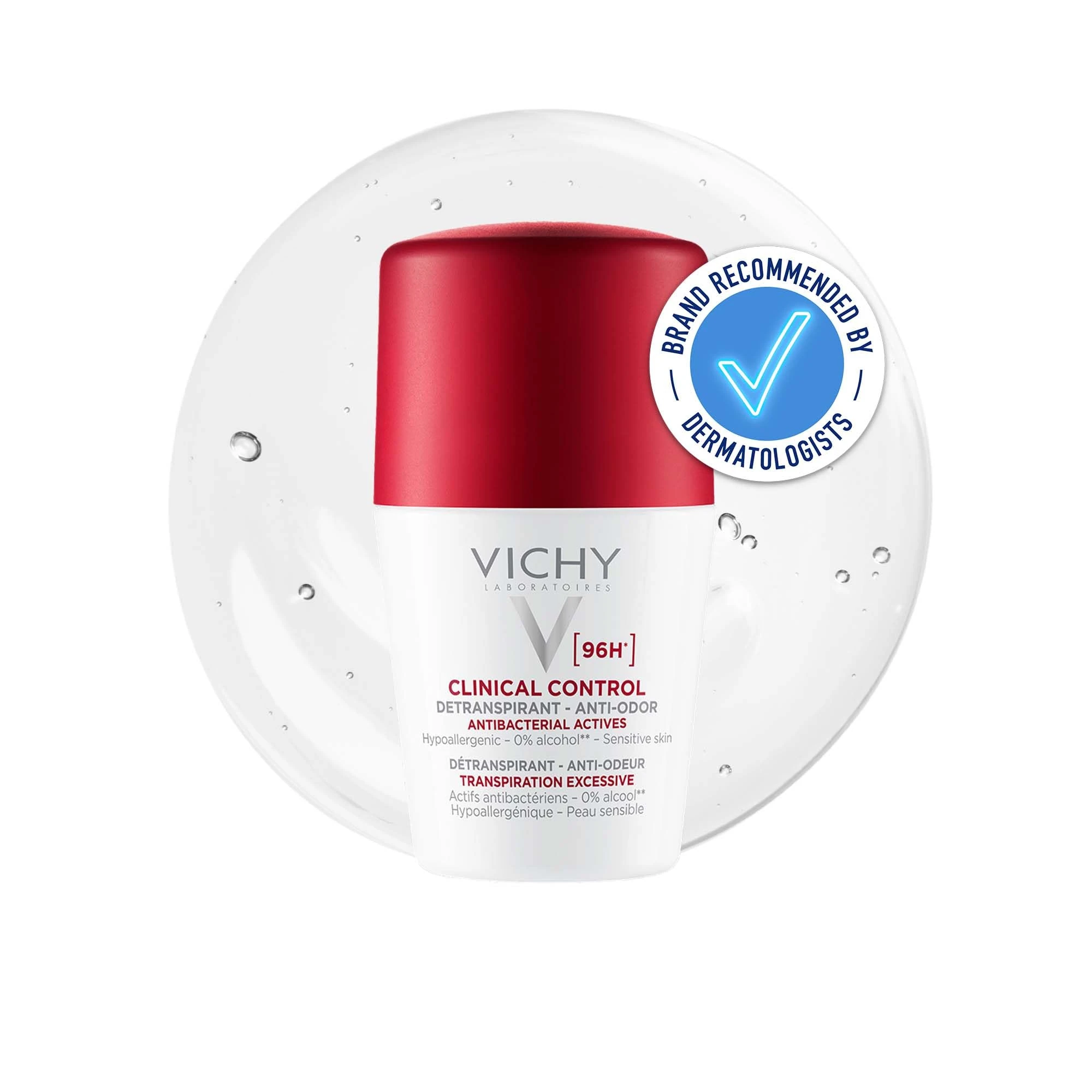 Vichy Clinical Control 96H Protection Anti-Perspirant Roll-On Deodorant 50ml