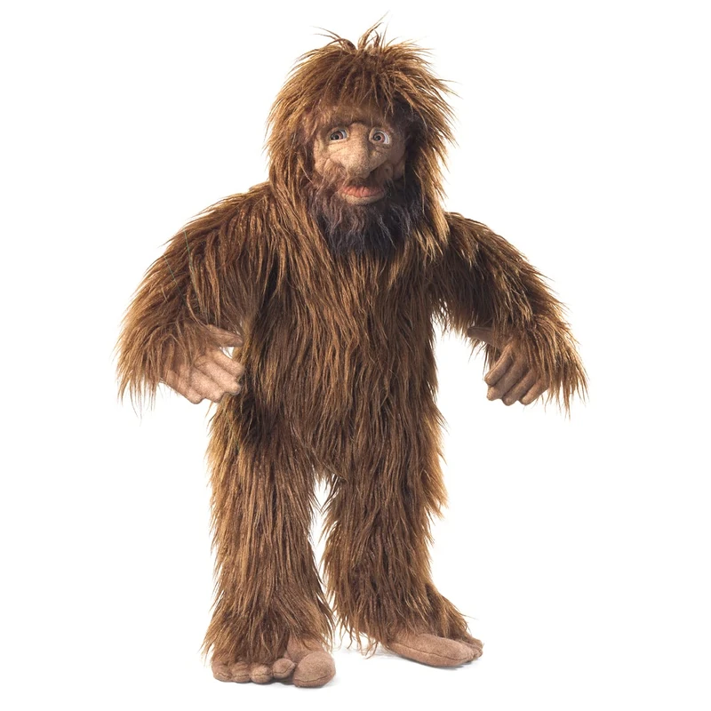 Sasquatch Hand Puppet, Brown
