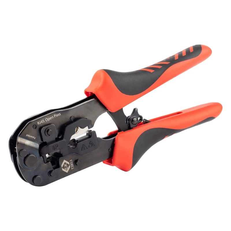 Ratchet Pass Through Modular Crimper 8P T3853