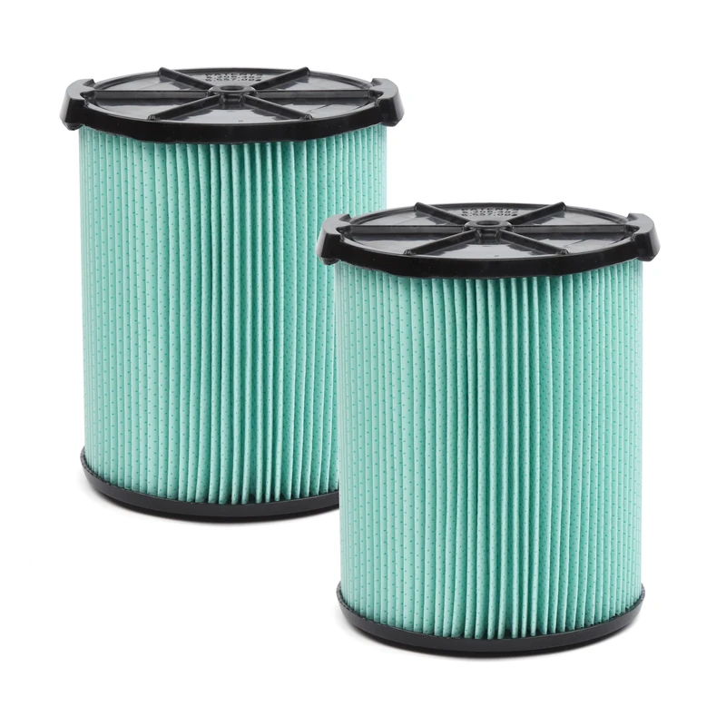 CRAFTSMAN CMXZVBE38777 HEPA Media Wet/Dry Vac Replacement Filter for 5 to 20 Gallon Shop Vacuums, 2-pack