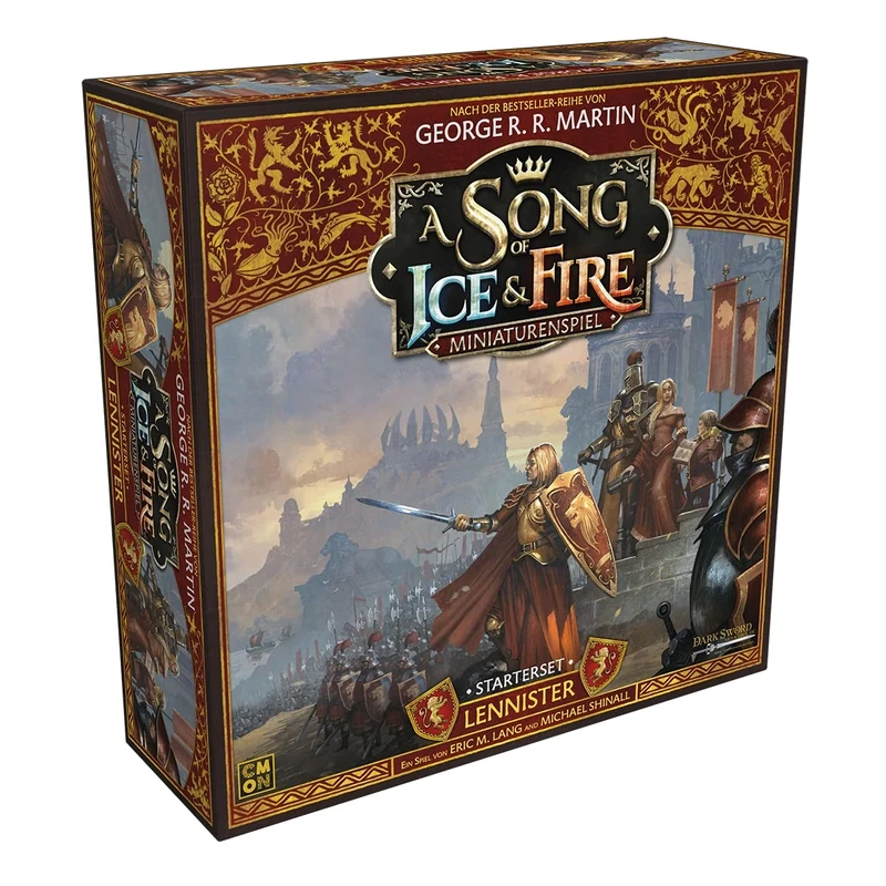 CMON, A Song of Ice & Fire - Lannister, Starter Set, Tabletop, 2 Players, Ages 14+, 45+ Minutes, German, Multilingual