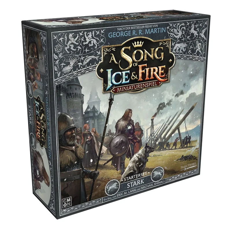 CMON, A Song of Ice & Fire - Stark, Starter Set, Tabletop, 2 Players, Ages 14+, 45+ Minutes, German, Multilingual