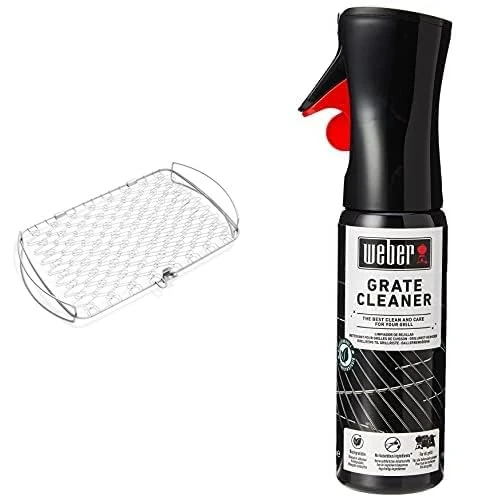 Weber Deluxe Grilling Basket - Stainless Steel BBQ Grilling Basket with Vented Design for Grilling Vegetables, Small Meat Portions, and Side Dishes - 40.6cm x 25.4cm