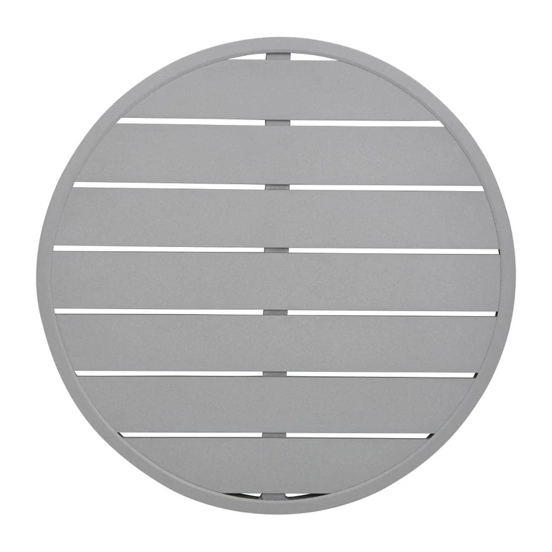 Bolero Aluminium Round Table Top Light Grey 580mm FX038