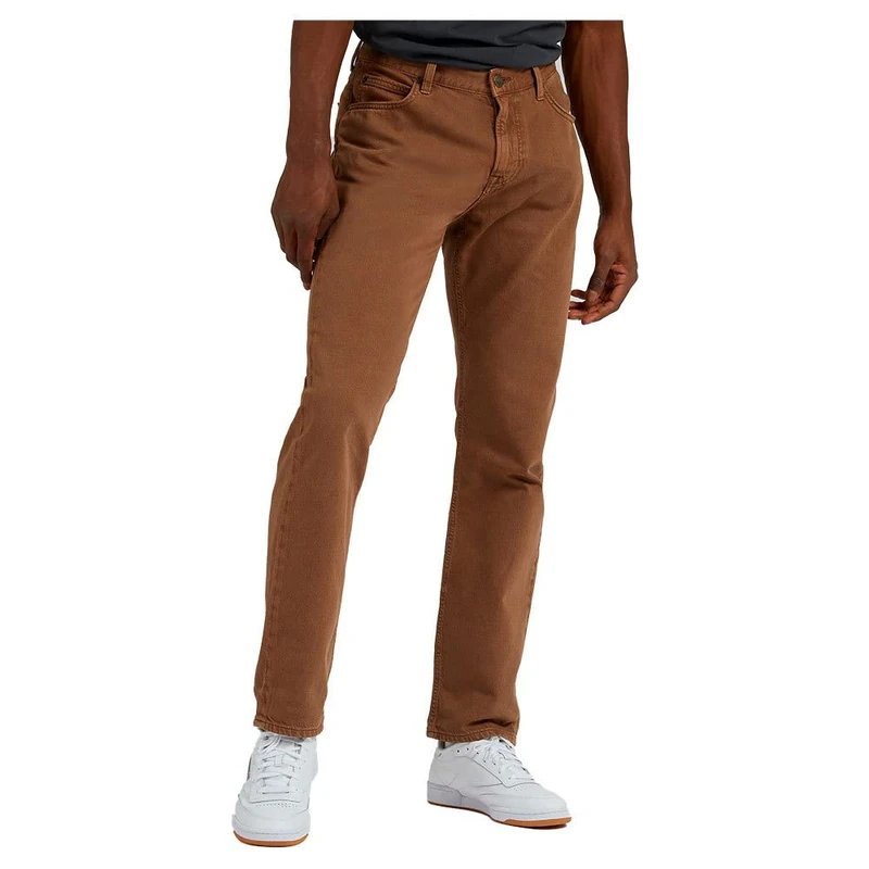 LEE Men's Jeans West I, Regular Straight Fit, Straight Leg Umber