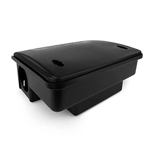 Ratkil Large Rat & Mouse Poison Bait Box for Rodent Control | Tamper Proof Lock & Key Unlock Bait Station For The Safe Control Of Mice & Rat Poisoning For Indoors & Outdoors (Bait Station)