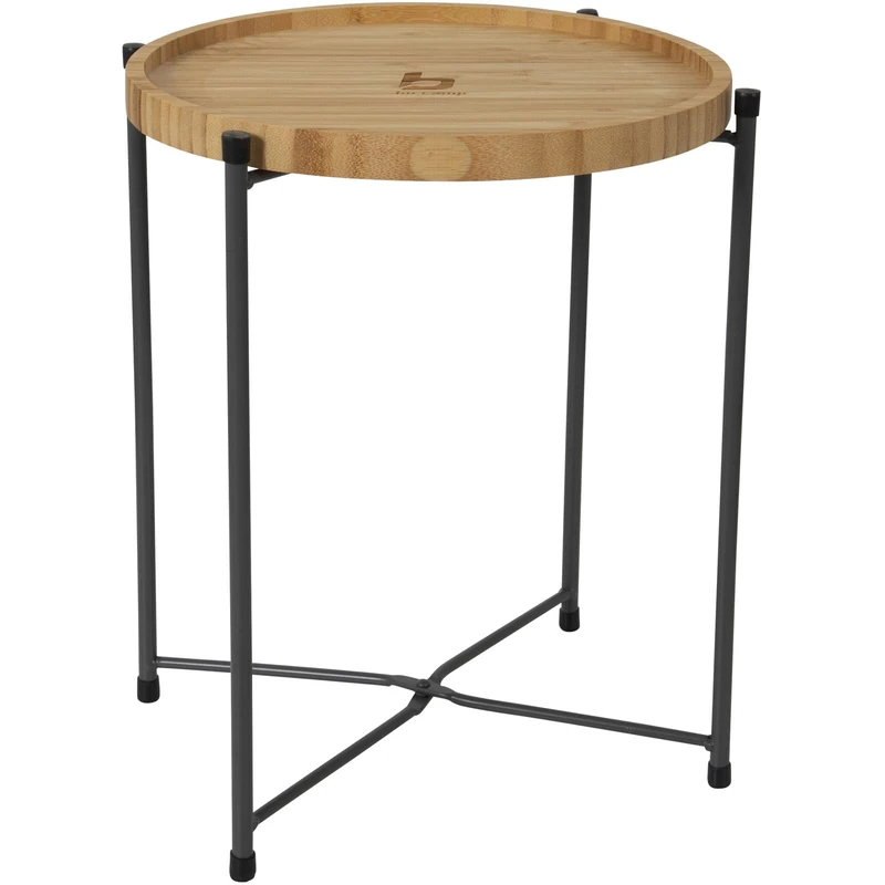 Bo-Camp Carnaby Bamboo Table, Brown, 32 x 32 cm - Image 1