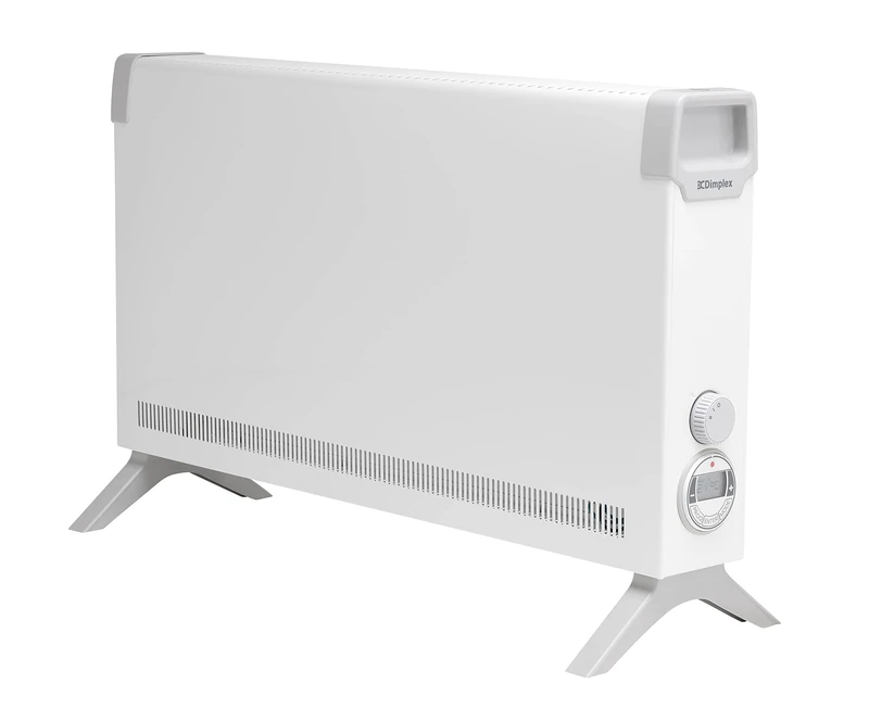 Dimplex Freestanding and wall mountable Convector with electronic thermostat Plus 7 day timer, White/Grey, 3 kW