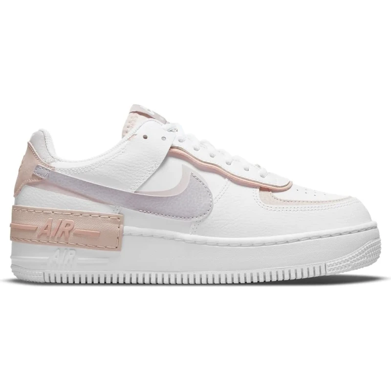 NIKE CI0919-113 Air Force 1 Shadow Women White/Amethyst ASH-Pink Oxford UK 3.5