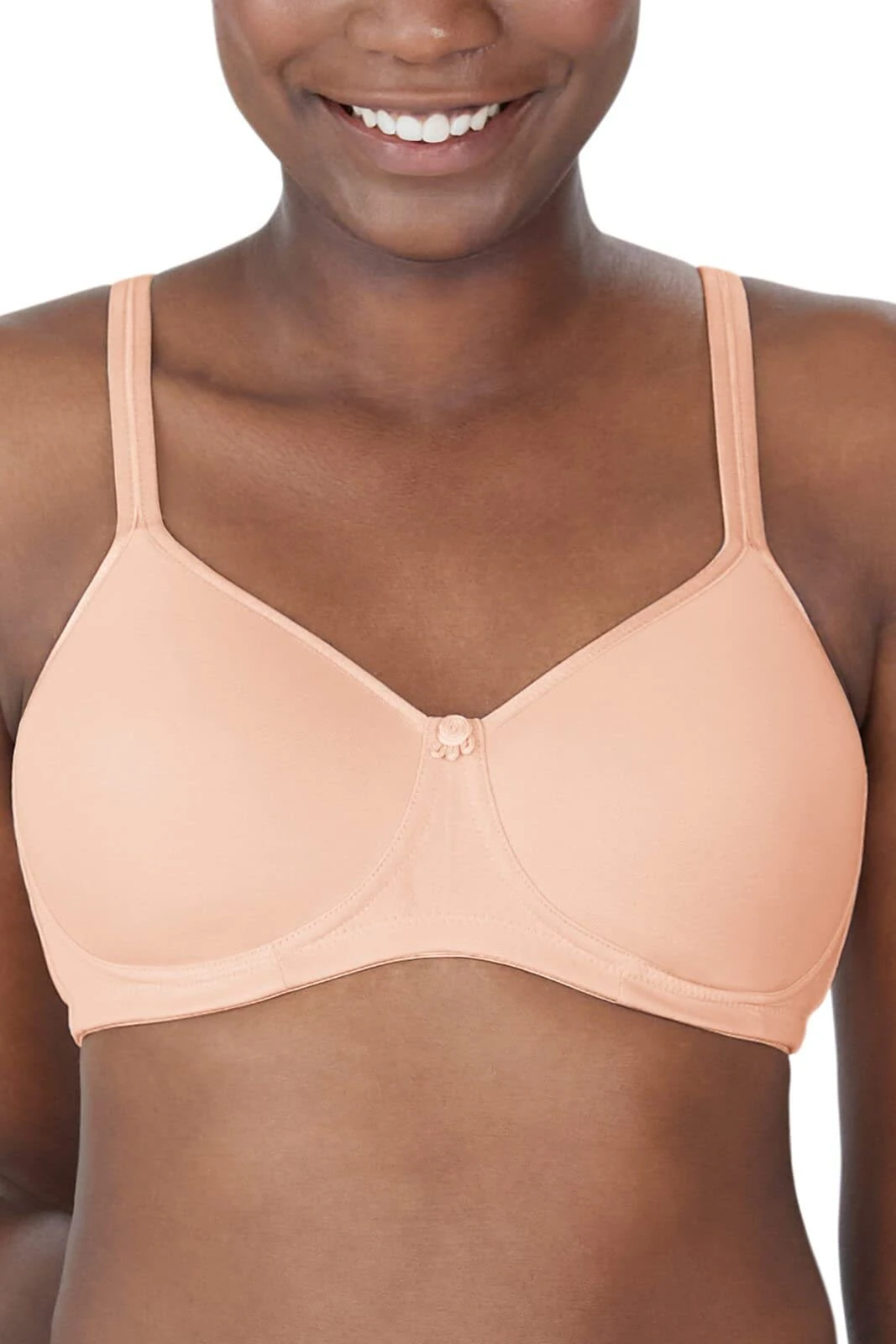Amoena Women's Mara Padded Wire Free Pocketed Bra, Rose Nude, (32) DD