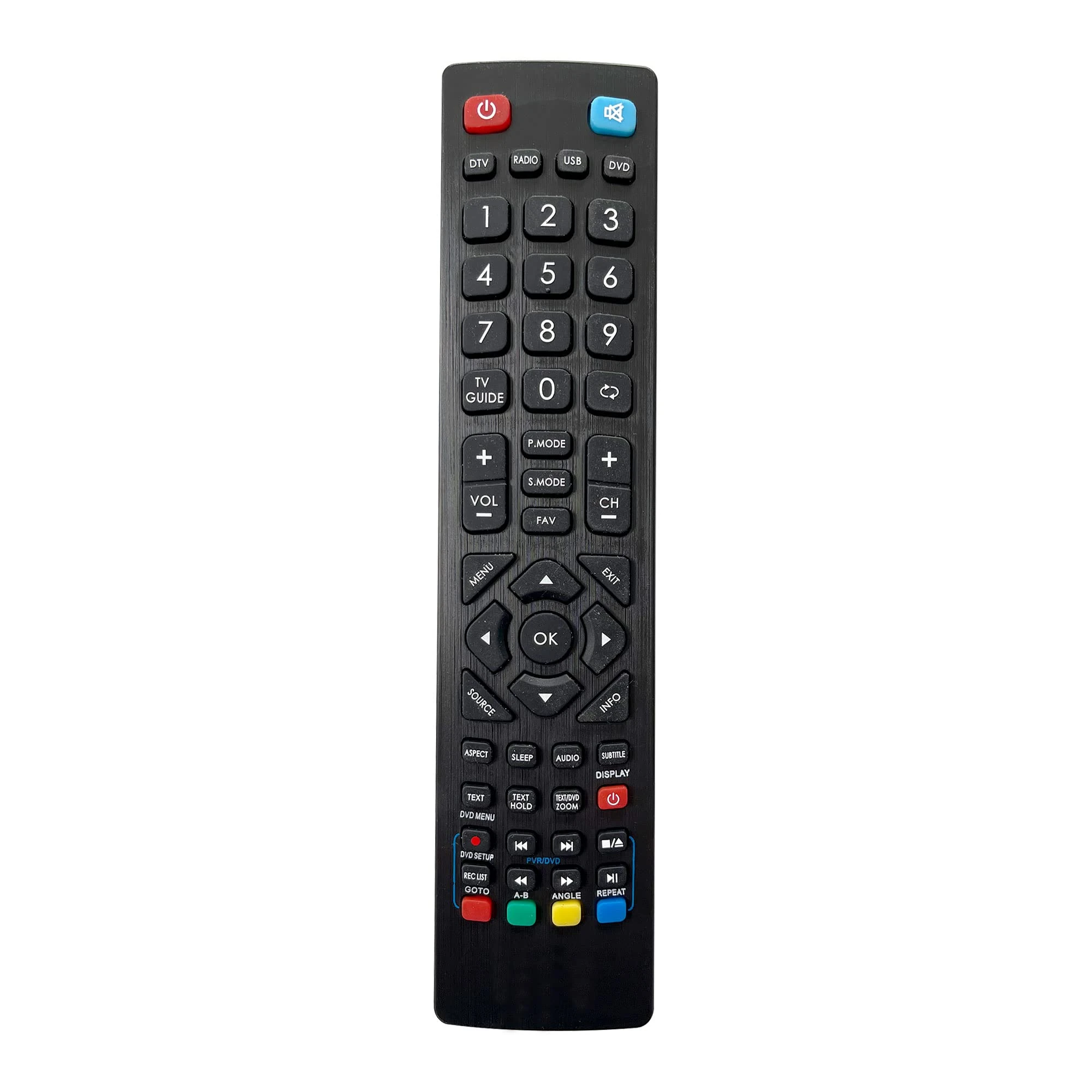 MYHGRC Replacement Technika Universal Remote Control - No Setup Required Perfect Works for All Technika Alba LCD LED 3D HD PVR TVs
