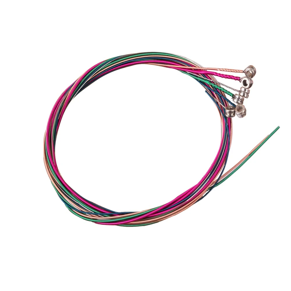 Guitar Strings, 6 Pcs Replacement Steel String for Guitar, Create a Wonderful Voice