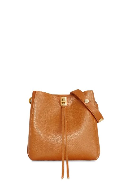 Rebecca Minkoff Women's Darren Sm Shoulder Bag, Caramello, Small