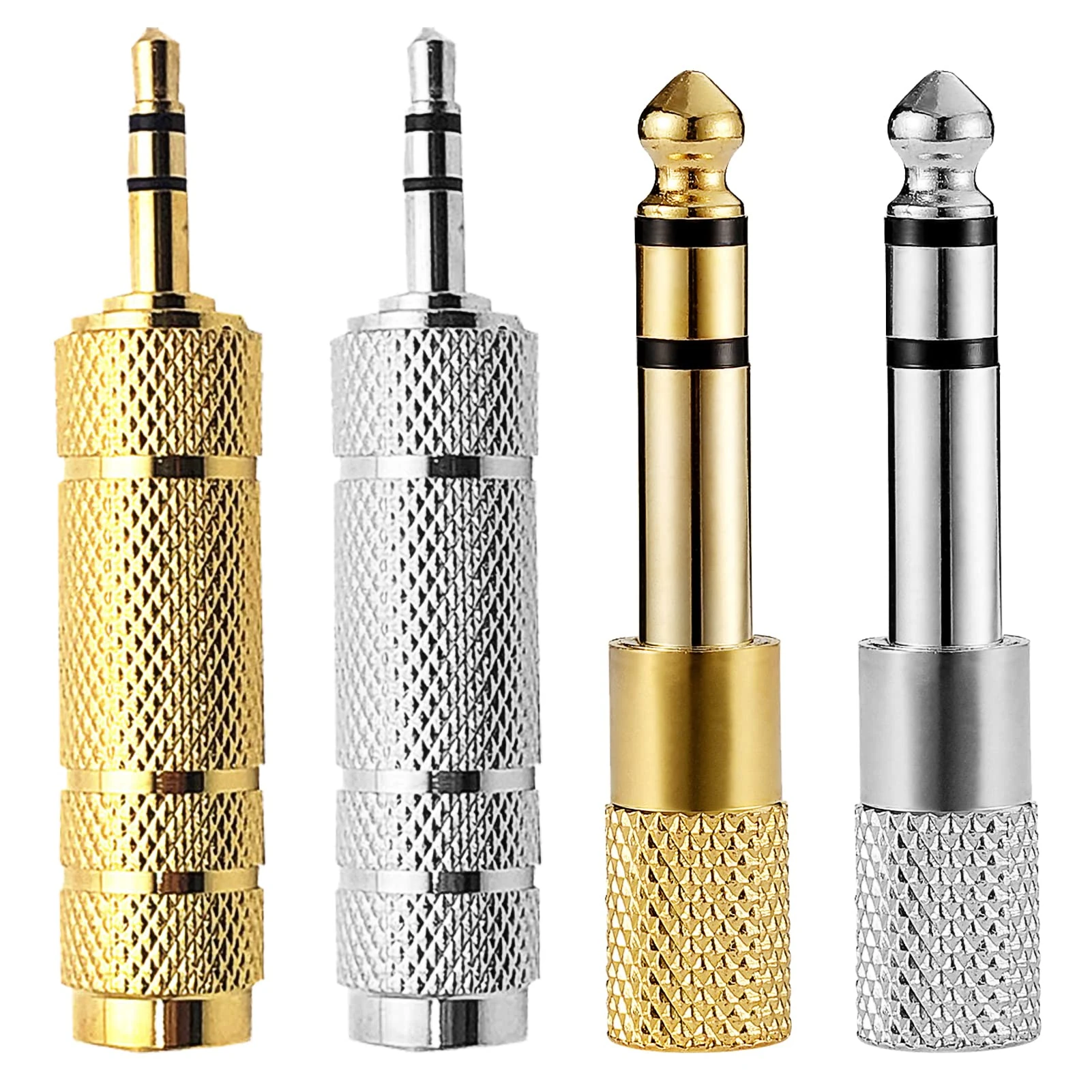 BEHAHAI 6.35mm to 3.5mm Headphone Adapter - 1/4 inch Male to 1/8 inch Female Stereo Jack Converter With Female Plug