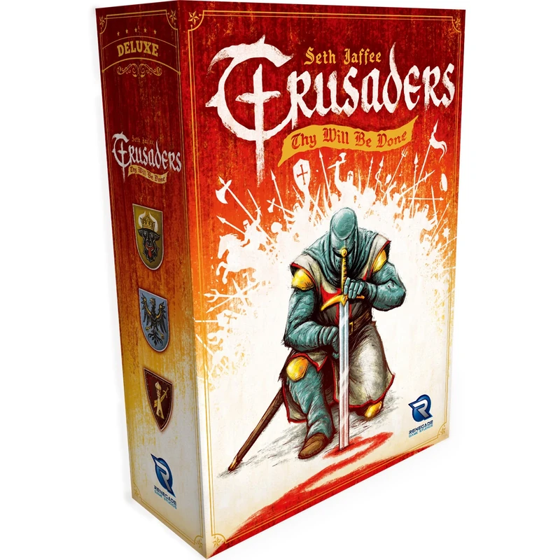 Renegade Game Studios | Crusaders: Thy Will Be Done | Strategic Euro-Style Board Game | 2-4 Players | 45-60 Minutes
