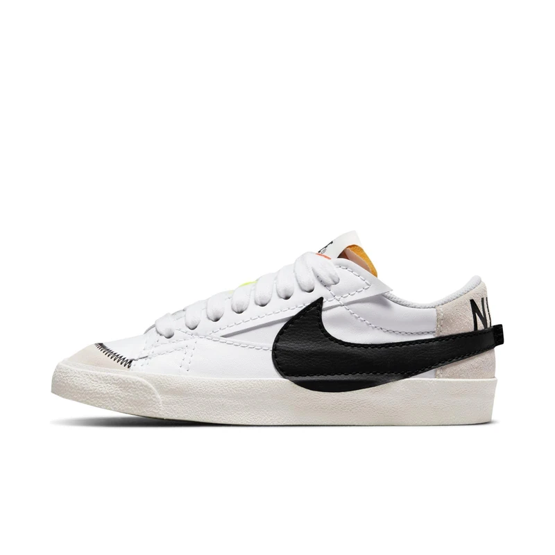 NIKE Women's Blazer Low '77 Jumbo Trainers, White Black White Sail, 4 UK