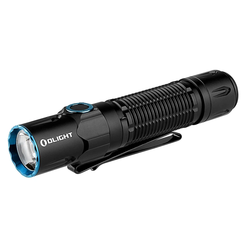 OLIGHT Warrior3S Tactical Torch 2300 Lumens Powerful Dual-Switch Rechargeable Flashlight with a Proximity Sensor for Emergency Camping and Outdoor Hiking (Black)