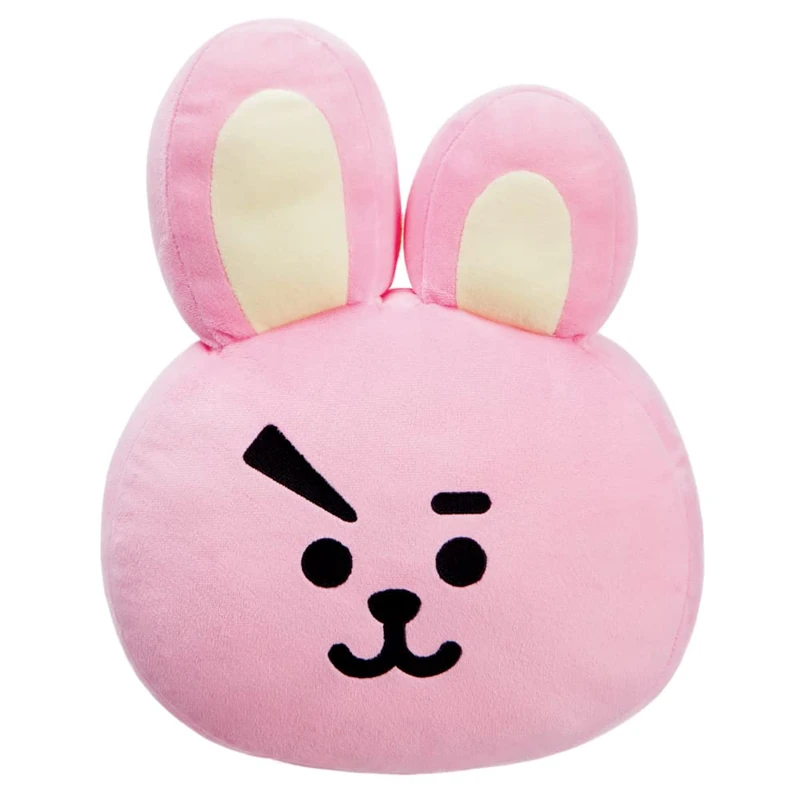 AURORA, BT21 Official Merchandise, COOKY Baby Pillow Cushion, Soft Toy, Pink - 37 cm