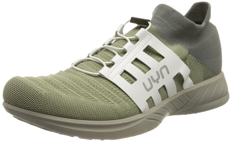 UYN Men's ECOLYPT Tune Grey Sole Sneaker, Sage Green, 11 UK
