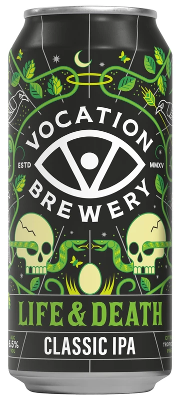 Vocation Brewery | Life & Death 6.5% Classic IPA | 12 x 440ml | Hoppy Craft Beer