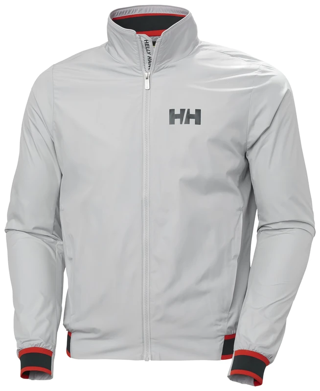 Helly Hansen Men's Salt Windbreaker Jacket, Grey Fog, XXL