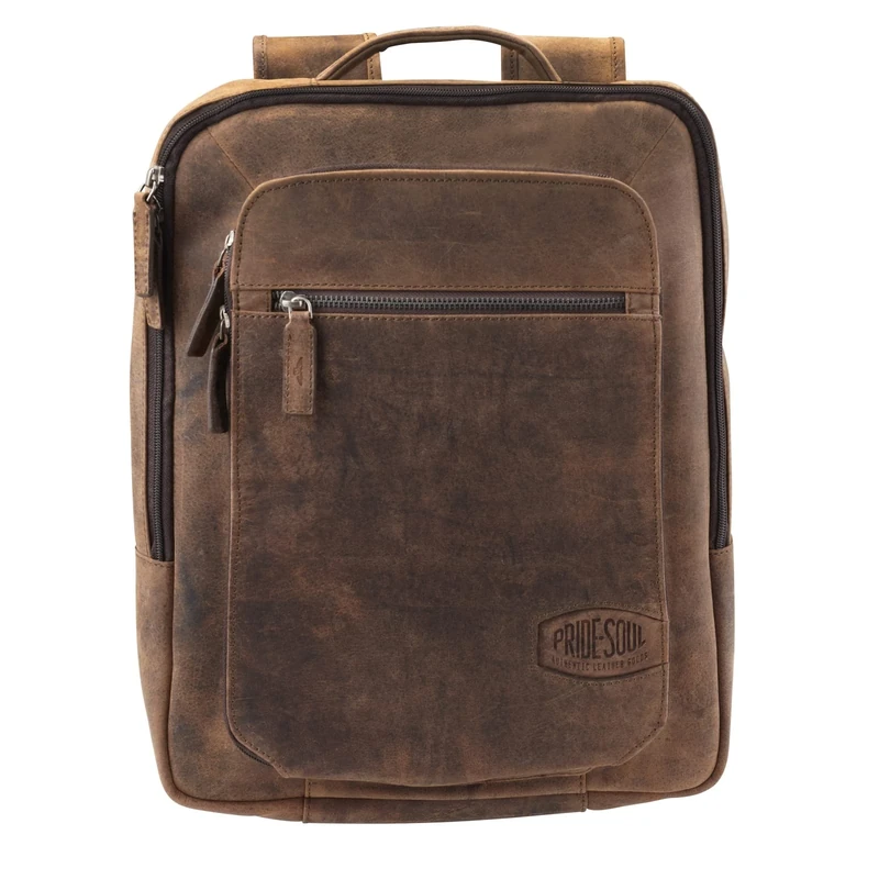 fixbag FB1_47199 Business Backpack with Adapter Plate for All Klickfix Variants (Not Included) or with Klickfix Extensions for Bicycle, E-Bike, E-Scooter and Handlebars, brown, Mit Klickfix