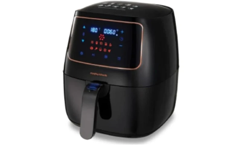 Morphy Richards 3L Digital Health Fryer, Rose Gold Collection, Rapid Air Technology, 8 Pre-Program Settings, Touch Screen, Fry, Bake, Roast & Grill, 480005