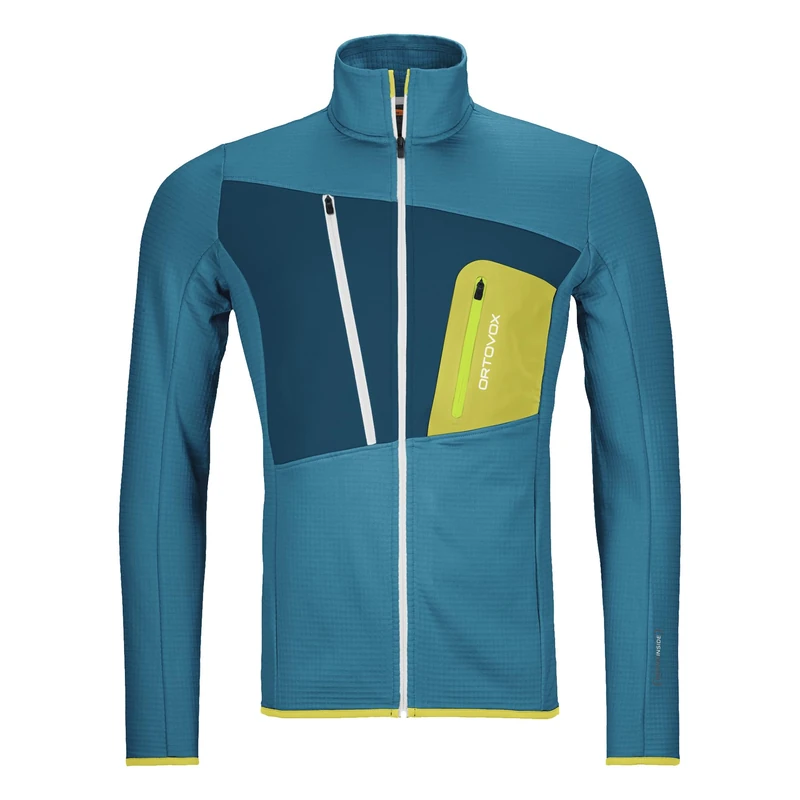 ORTOVOX 87212-53301 FLEECE GRID JACKET M Jacket Men's heritage blue Size L