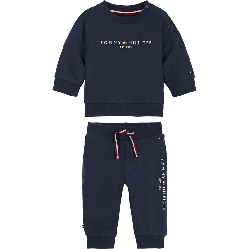 Tommy Hilfiger Baby Stretch Tracksuit, Blue (Twilight Navy), 31.5 inches