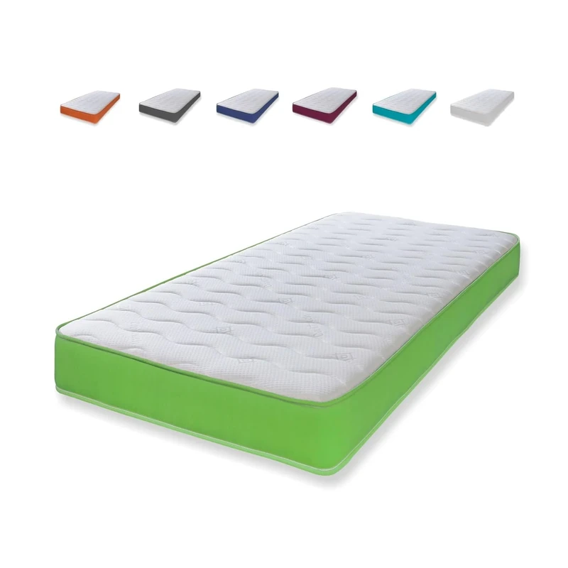 eXtreme comfort ltd Hybrid Cooltouch Colours Mattress | Green | King (150 x 200cm) | Memory Foam and Coil Spring | Cooltouch Breathable Cover | Plush Comfort | UK Made