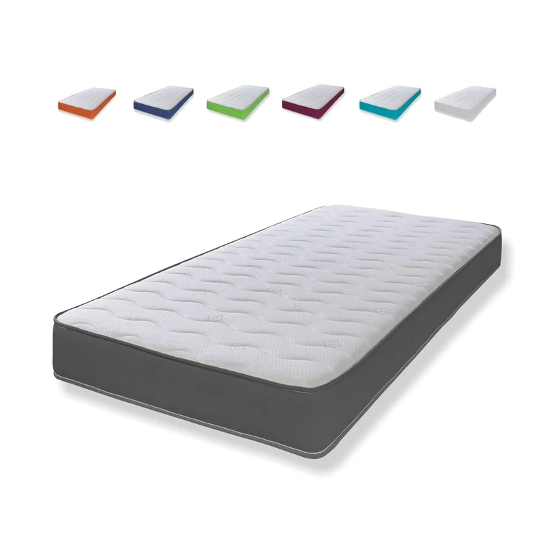 eXtreme comfort ltd Hybrid Cooltouch Colours Mattress | Grey | Double (135 x 190cm) | Memory Foam and Coil Spring | Cooltouch Breathable Cover | Plush Comfort | UK Made
