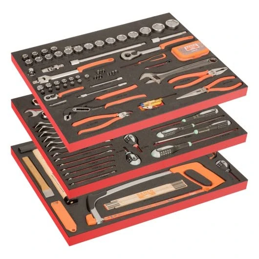 Bahco General Maintenance 3 Foam Composition (158 Pieces)