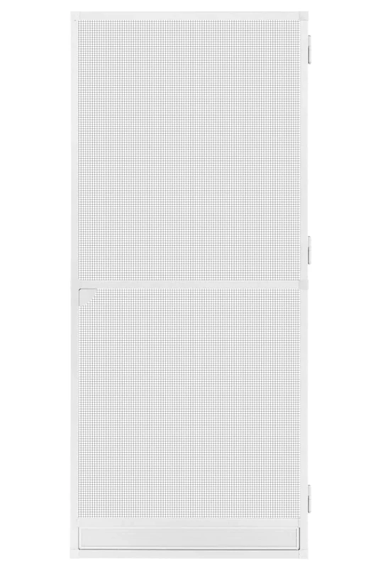 Schellenberg 70093 Fly Screen Balcony Door, Insect Protection Door, Premium Aluminium Frame, Fibreglass Fabric, 100 x 215 cm, White