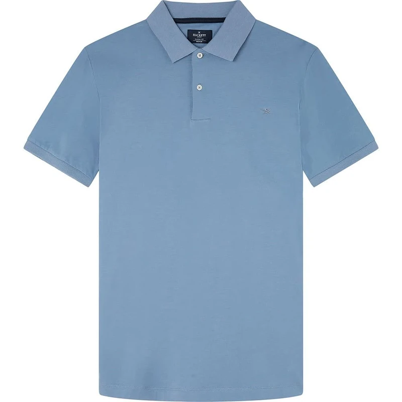 Hackett London Men's PIMA Cotton Polo Shirt, Cambric, XS