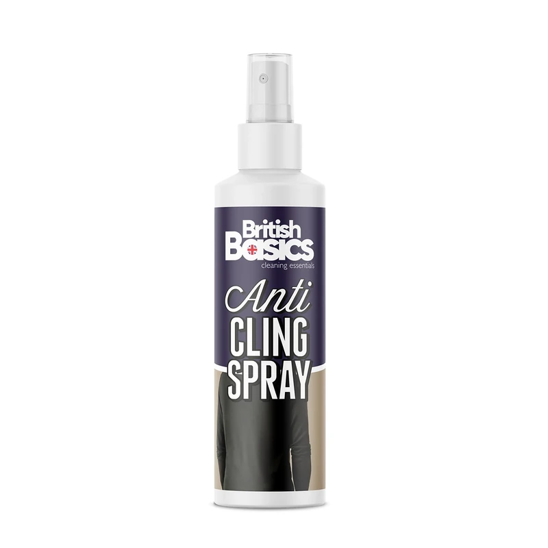 BritishBasics Anti-Cling/Static Charge Spray | for Clothes, Garments and Other Fabrics, 250ml,Clear - Image 1