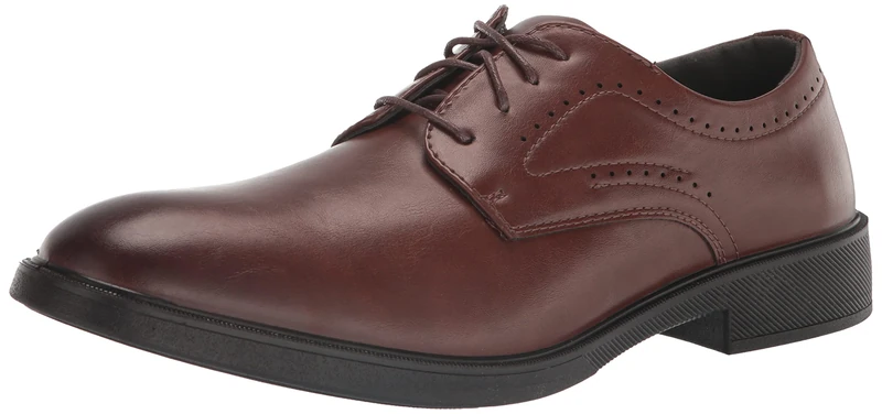 Deer Stags Men's Metro Oxford, Brown, 16 Wide