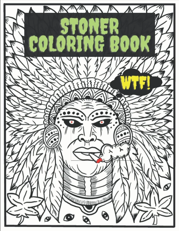 Stoner Trippy Coloring Book! High!: Psychedelic Coloring Book For Adults. Coloring Book For Stress Relief And Relaxation.