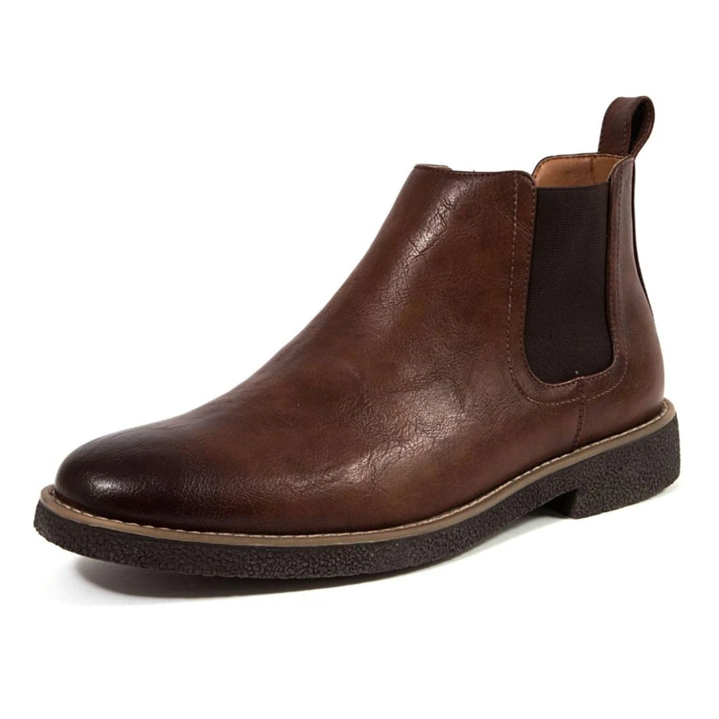 Deer Stags Men's Rockland Chelsea Boot, Brown/Dark Brown, 10 UK