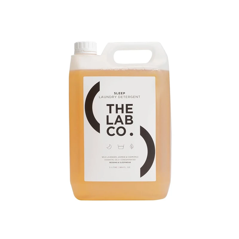 The Lab Co. Sleep Wash 5 Litre. Relaxing Laundry Detergent with Wild Lavender And Chamomile. Plant Based. Non-Bio. Concentrated. Up to 320 washes. For bedding and sleepwear.